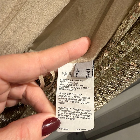 Pinko Glittering Silver Jumpsuit - Picture 9 of 12